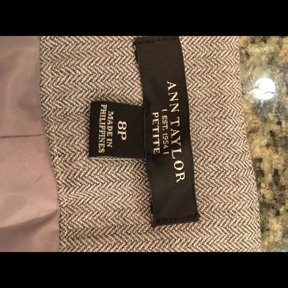 Ann Taylor Trousers Chevron Pattern. - Picture 2 of 6